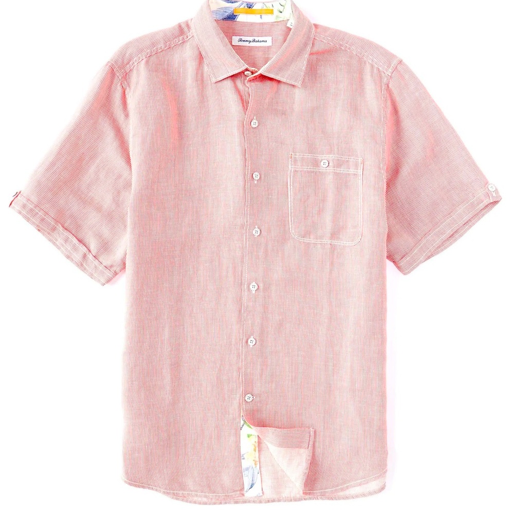 Mens Tommy Bahama 100% Linen button down top